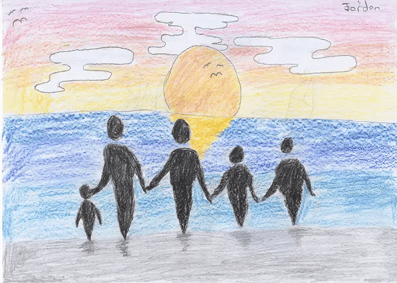 My family - Jordan 9 years