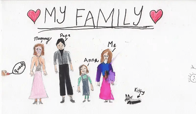My family - Rachel 9 years